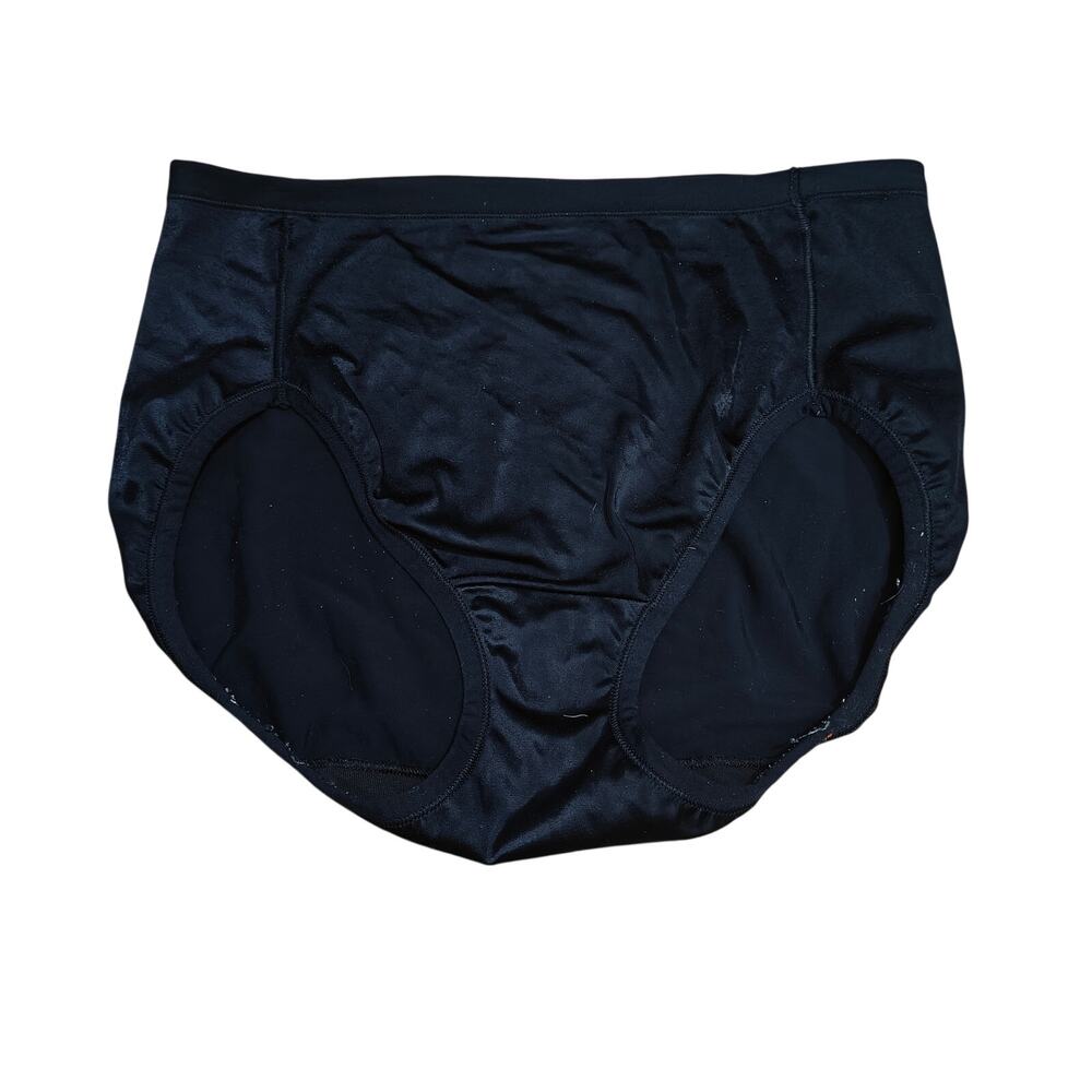 Vanity Fair Lingerie Smoothing Comfort Body Caress Brief 13261 Shiny Black Xl